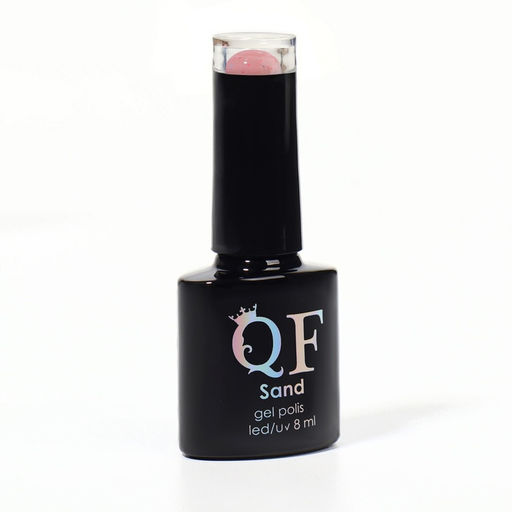 Гель лак для ногтей, с вкраплениями, трехфазный, 8 мл, LED/UV, розовый (01)