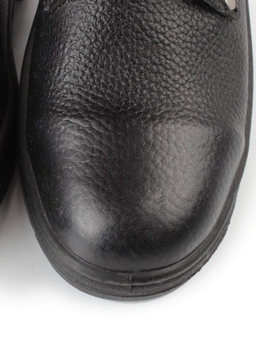 05-9011 BLACK Ботинки зимние мужские (натуральная кожа, искусственный мех)