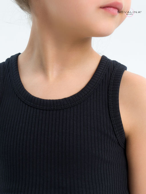 Костюм Тренд лапша черный - Sovalina фото 30