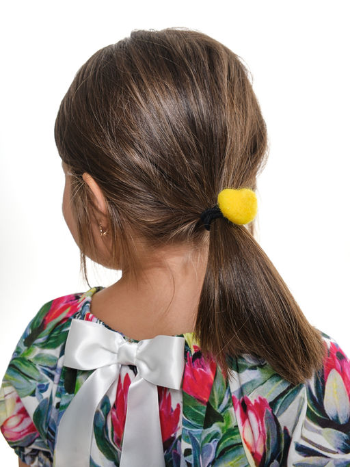 Резинка для волос Сердечко PR3609 желтый