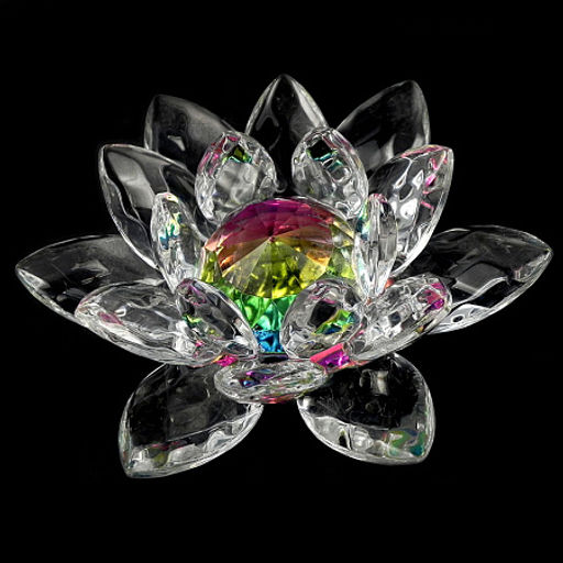 Лотос декоративное стекло - Сандаловый дом фото 2