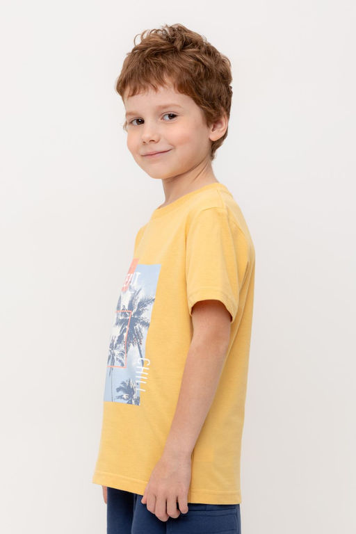 КР 302751-1/золотистая пшеница к566 фуфайка (футболка) для мал - Crockid фото 4