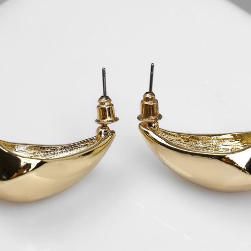 Серьги металл Богема капля, цвет золото - Qf фото 3