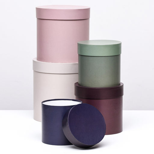 Набор круглых коробок №87, 5 в 1 Forest 23 х 23 х 23 - 13,5 х 13,5 х 13,5 см - Simaland фото 2