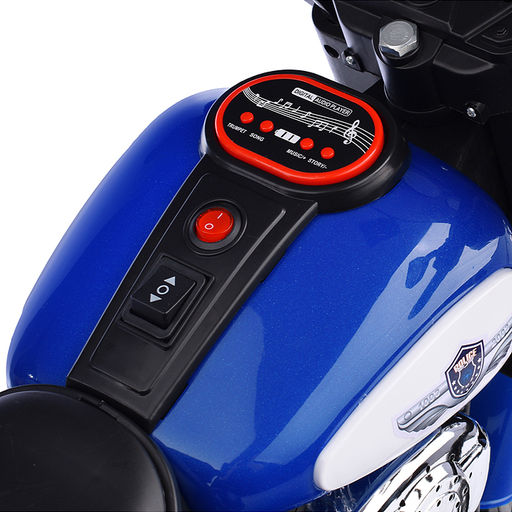 Мотоцикл "Чоппер" 6V4.5 моноприводный (синий)