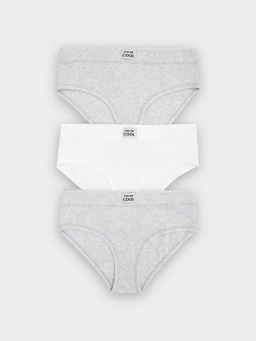 Трусы женские слипы мультипак (3 шт.) в белом цвете - Mark formelle фото 12