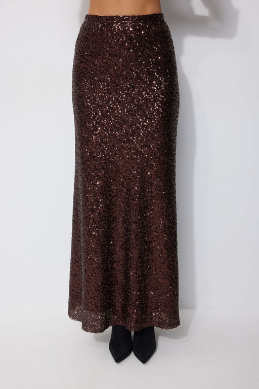 Юбка LYUSHe 4257 коричневый  фото 2