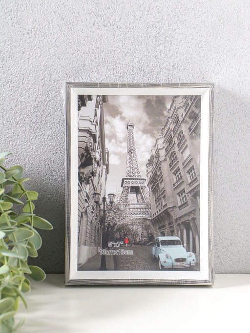 Фоторамка пластик 13х18 см "Данте" чёрный состаренный 19х13,8х2,5 см