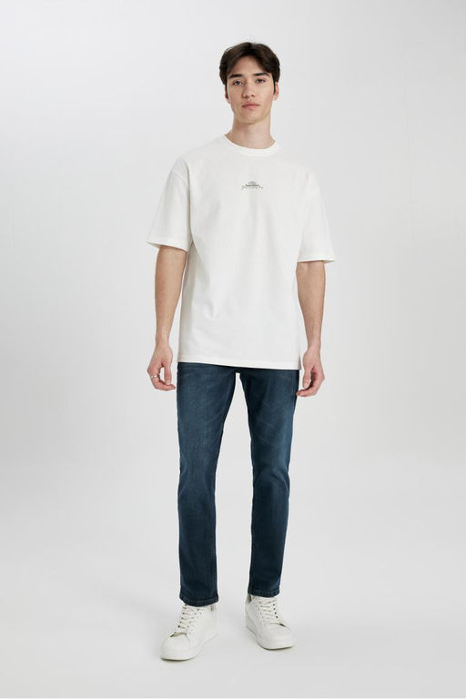 Pedro Slim Fit Джинсовые брюки узкого кроя с нормальной талией и узкими штанинами - Defacto фото 5