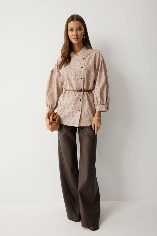 Блуза LYUSHe 4217 бежевый фото 3