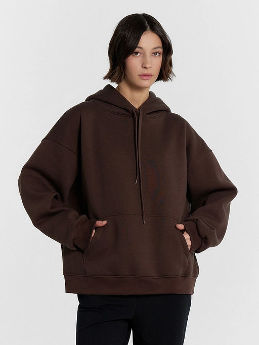 Худи женское коричневое шоколадное мартини 122981 - Mark formelle фото 8