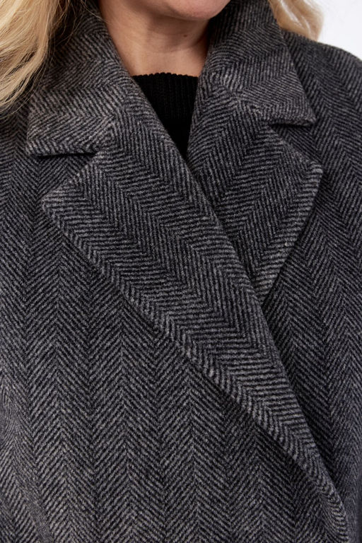 Пальто Diamant 1999 темный серый фото 5