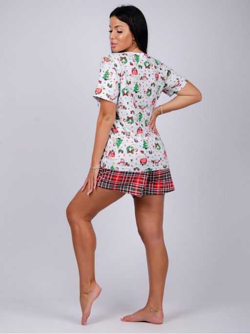 Пижама/домашний костюм ДК-308-красный - Ihomelux фото 4