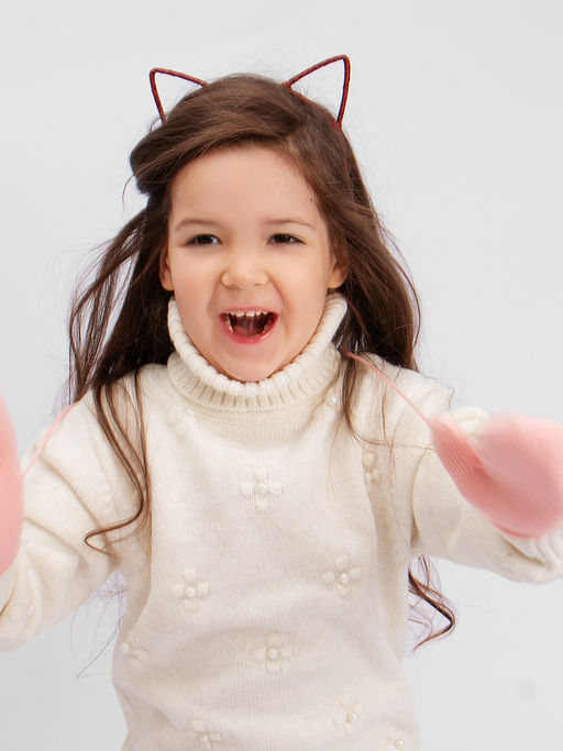 Варежки детские на шнурке Kim Lin  фото 5