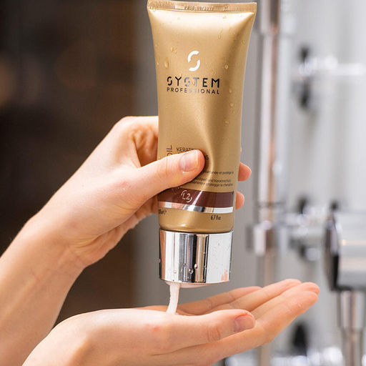 -15% LuxeOil Крем-кондиционер для защиты кератина 200мл Wella SP DIAMOND - Wella professionals фото 3