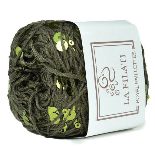 Royal Paillettes пряжа LA FILATI 55%%хлопок 45%пайетки 5х50г/120м