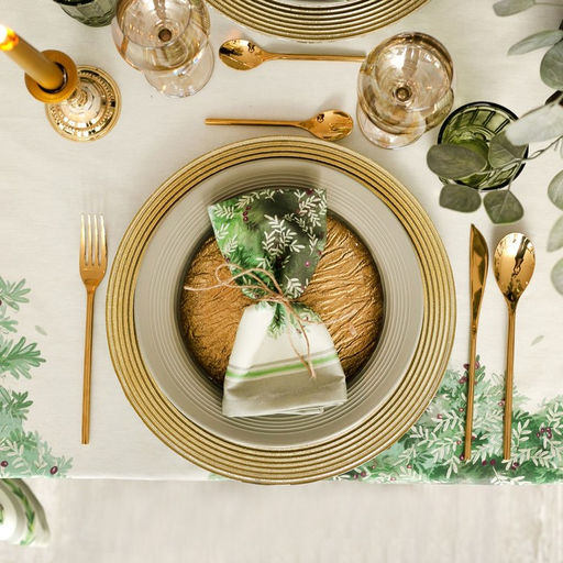 Скатерть Этель Olivia, 220х150 см, 100 % хл, саржа 190 гр/м2  фото 5