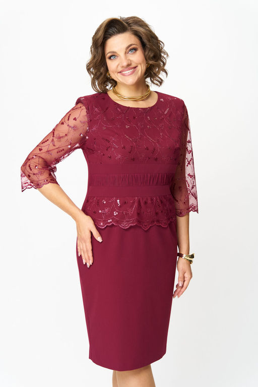 Платье Svetlana Style 3022-Р бордовый