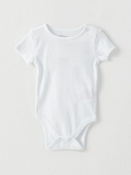 Bisiklet Yaka Uzun Kollu Basic Erkek Bebek ??t??tl? Body 5li - Waikiki фото 3