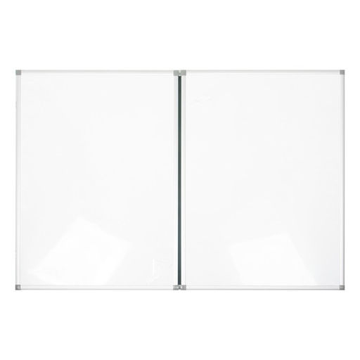 Доска меловая/магнитно-маркерная 300×100/100×75×2 Calligrata, ТРЕХСЕКЦИОННАЯ, в алюмин рам