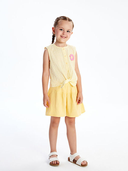 Beli Lastikli Basic M?slin K?z ?ocuk ?ort