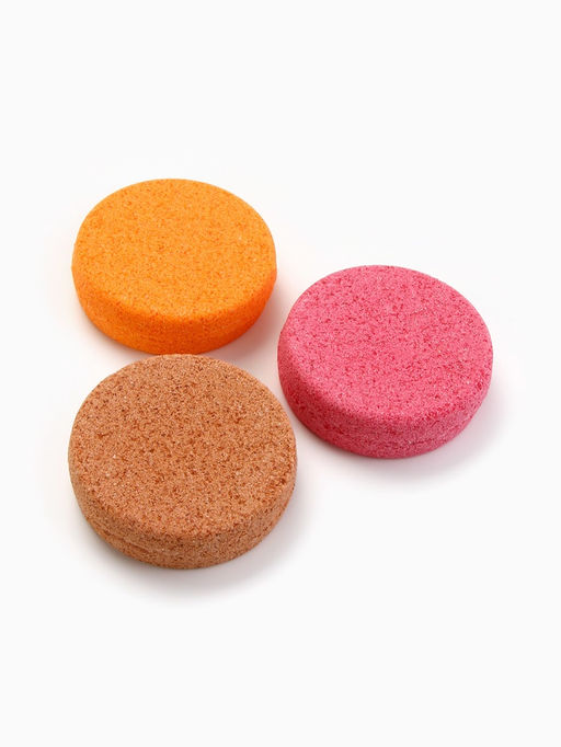 Бомбочки для ванны, аромат: глинтвейн, печенье и тыква, набор 3?100 г, Ural Lab