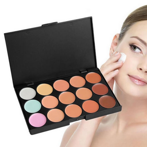 Палетка консилеров и корректоров 15 цветов - Sadoer фото 2