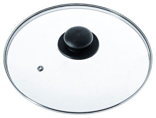 7026 Крышка 26см чер/ручка мет/ободок РОССИЯ (х20)