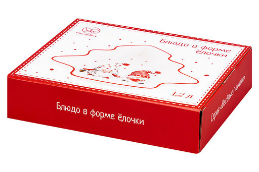 Блюдо-шубница глубокое 1,2 л 26,8*25,7*5,8 см Весёлые гномики. - Elan gallery фото 28