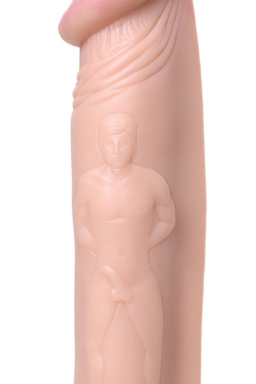 Реалистичный фаллоимитатор TOYFA RealStick Nude, PVC, телесный, 23 см