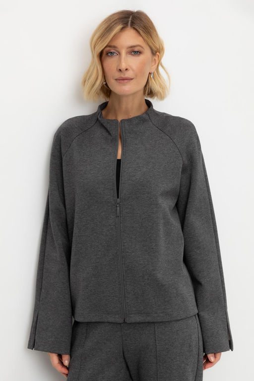 ЕВТ 3251/тем.серый меланж жакет жен