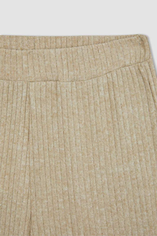 Прямые брюки на бретельках в рубчик Flayer Fit - Defacto фото 9