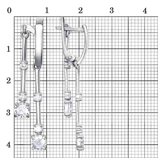 СЕРЬГИ 33813904Д - Красная пресня фото 3