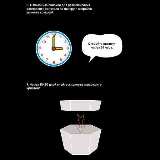 Набор для опытов "Выращивание  кристаллов"
