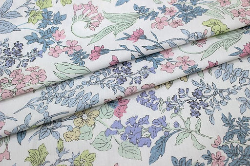Сатин Ароматное цветение , ш.2.35м, хлопок-100%, 110гр/м.кв - Купава фото 4