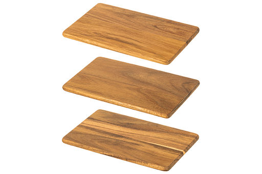 Комплект 3 досок для разделки и сервировки 21,5*13,5*1 см, дерево акации - Elan gallery фото 4