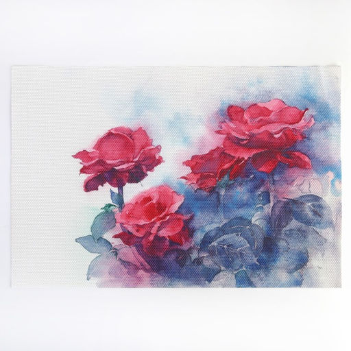 Цена за 12 шт. Салфетка сервировочная на стол «Пейзажи. Пионы», 45×30 см