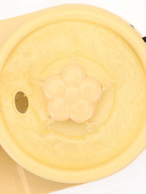 Фонтан для животных с миской, 34×17.5×11.5 см, бежевый