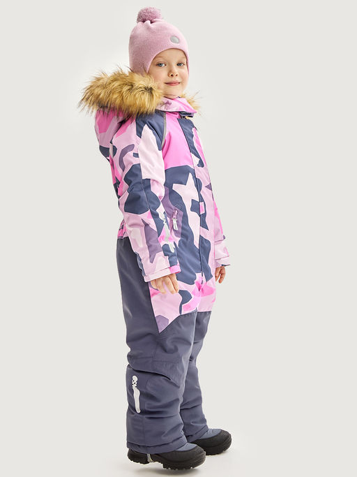 Комбинезон 8з1025 розовый/графит