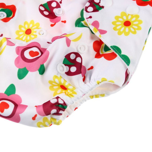 Многоразовый подгузник + 1 вкладыш в комплекте Бабочки - Крошка я фото 5