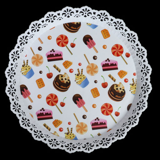 Поднос круглый 30x2,5 см / JCA168 /уп 120/ - Галеонтрейд фото 4