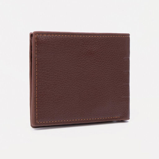 Портмоне без застёжки, для купюр, для карт, цвет коричневый - Simaland фото 2