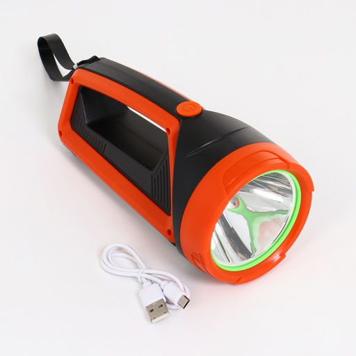 Фонарь ручной аккумуляторный, XPE, боковой 5 Вт COB, 1200 мАч, 6 режимов, USB,19.5 x 9 см - Simaland фото 2