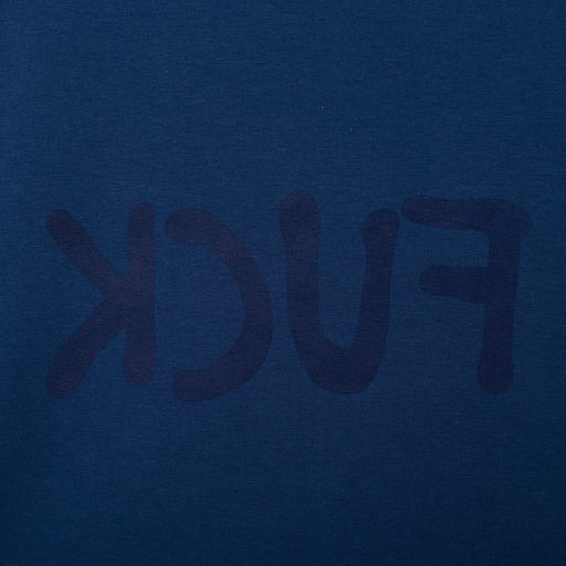 Футболка мужская MINAKU Fuck синяя, р-р 54