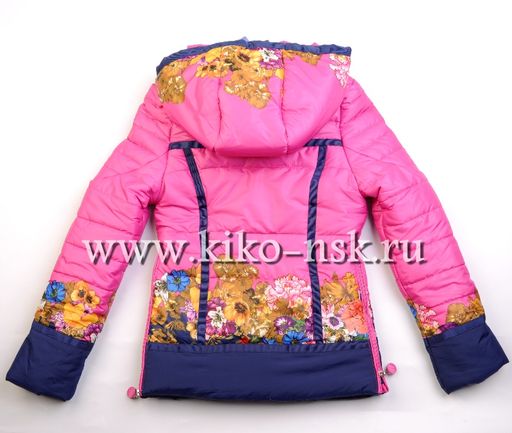 1133Б Куртка для девочки на синтепоне - Kiko фото 5