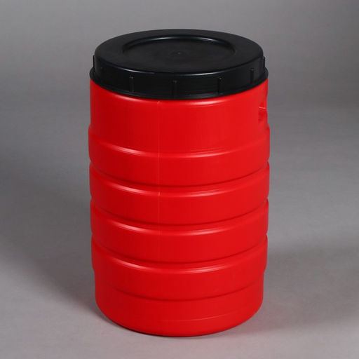 Бочка пищевая, 35 л, горловина 27 см, пластиковая, с крышкой, МИКС