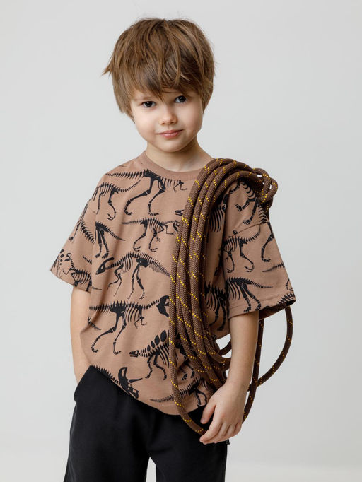 КР 302852/капучино 1321 Н029.1 к610 фуфайка (футболка) для мал - Crockid фото 3