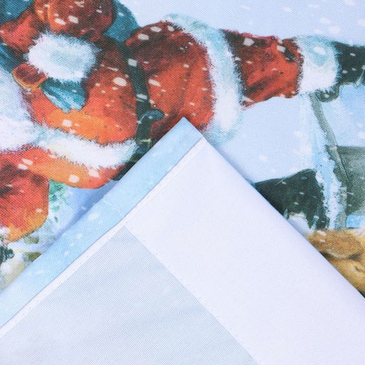 Комплект штор д/кухни с подхватами Рождественский вечер 145х180см-2 шт., 100% п/э - Этель фото 3