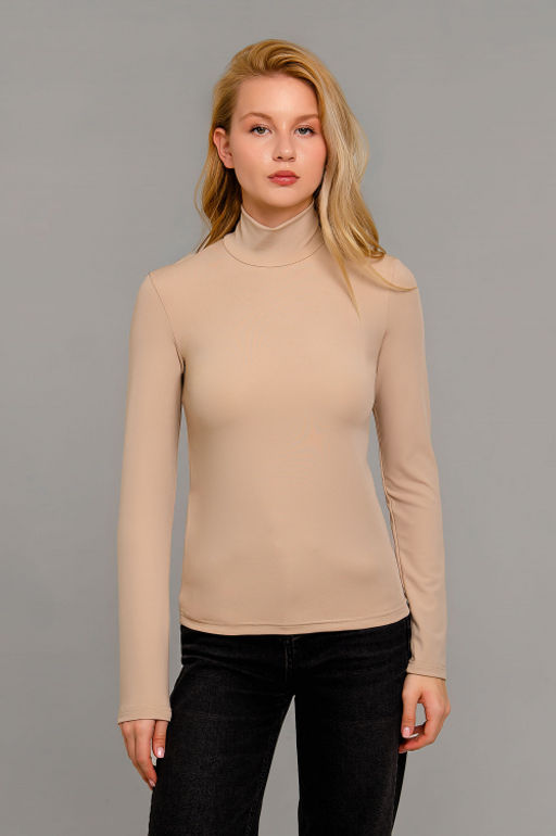 Арт.12803/5 Водолазка женская 42-50 (5 шт) Цвет:бежевый