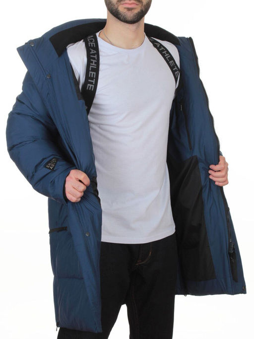 6591 BLUE Куртка мужская зимняя (200 гр. холлофайбер)